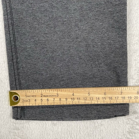 Lululemon ABC Pant Classic Tech Canvas Mens 34x33 Heather Gray Office Stetch EUC - Picture 9 of 11